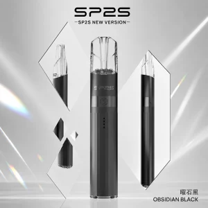 電子煙主機 SP2S Legend S 鈦系列｜380mAh Type-C 快充｜8W - 9W雙模式｜通用一代｜顏色-曜石黑-鈦黑