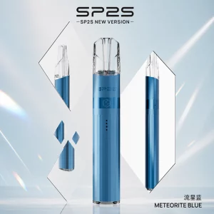 電子煙主機 SP2S Legend S 鈦系列｜380mAh Type-C 快充｜8W : 9W雙模式｜通用一代｜顏色-流星藍-鈦藍