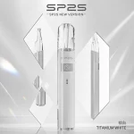 電子煙主機 SP2S Legend S 鈦系列｜380mAh Type-C 快充｜8W : 9W雙模式｜通用一代｜顏色-鈦鎳白-鈦白