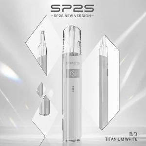 電子煙主機 SP2S Legend S 鈦系列｜380mAh Type-C 快充｜8W : 9W雙模式｜通用一代｜顏色-鈦鎳白-鈦白