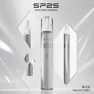 電子煙主機 SP2S Legend S 鈦系列｜380mAh Type-C 快充｜8W - 9W雙模式｜通用一代｜顏色-銀河灰-鈦銀