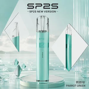 電子煙主機 SP2S Legend S 鈦系列｜380mAh Type-C 快充｜8W : 9W雙模式｜通用一代｜顏色-鸚鵡綠